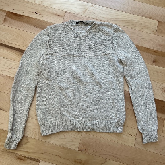 Jenni Kayne Linen Crew Sweater - Picture 1 of 3